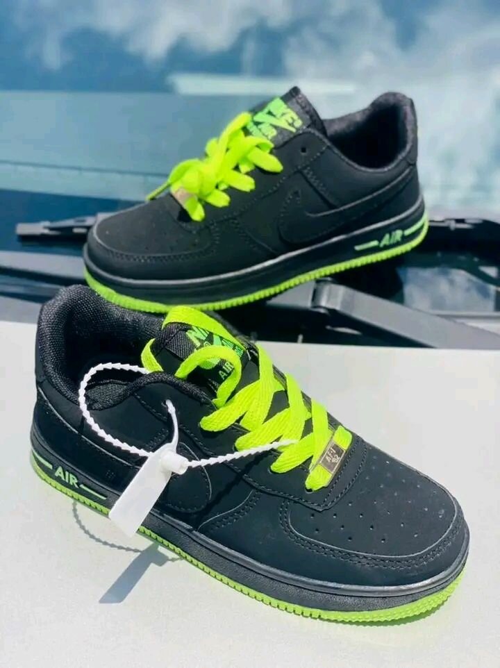 Air Force one en daim pour enfant