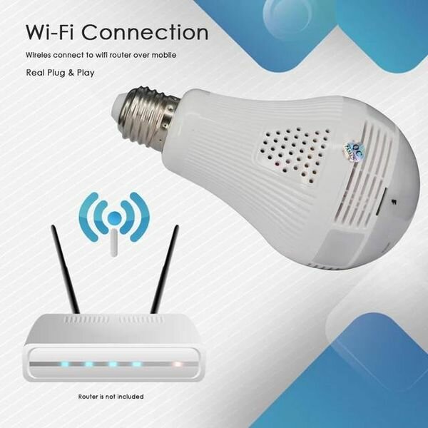 caméras de surveillance (caméras ampoule)