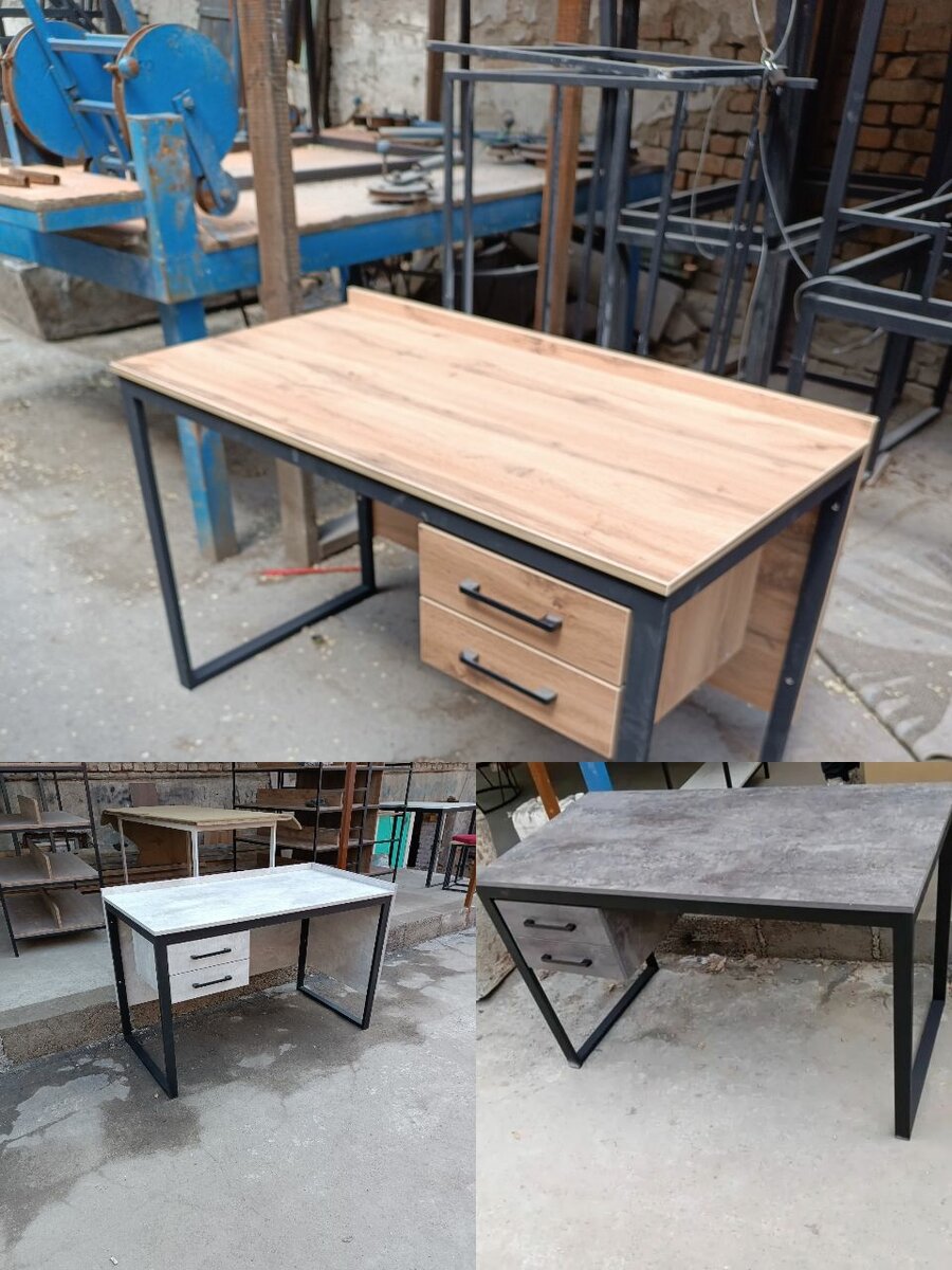 Стол в стиле лофт,