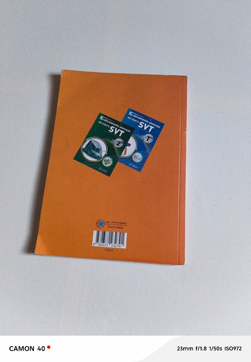 Livre SVT 1ère Manuel Scolaire