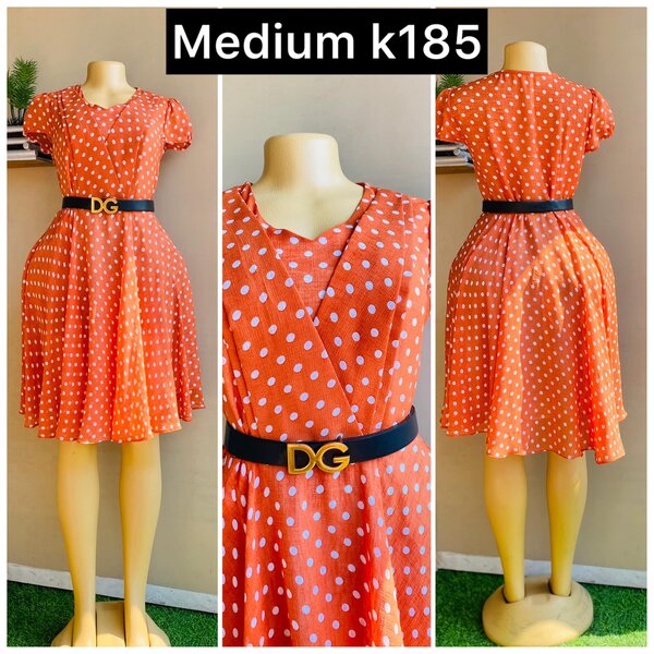 orange dress DG