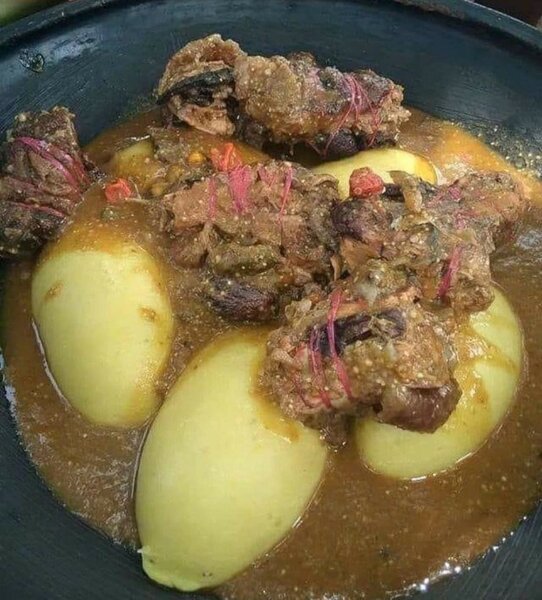 Plat de Pâte de banane