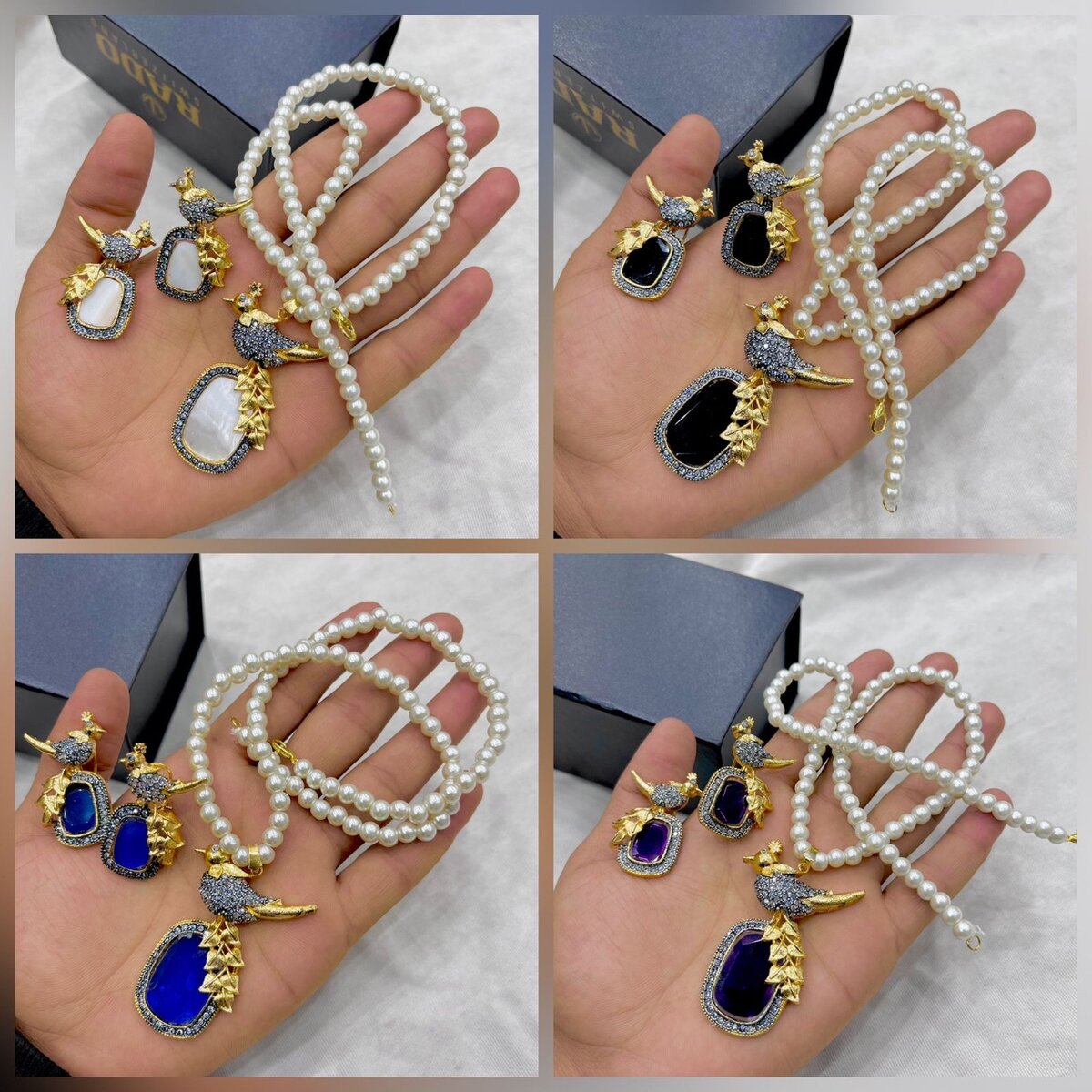 Handmade Real Stone Set