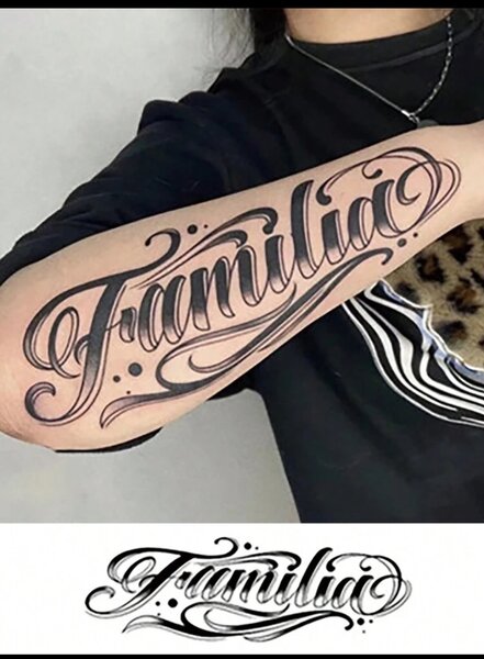 Tatouage Lettrage Artistique