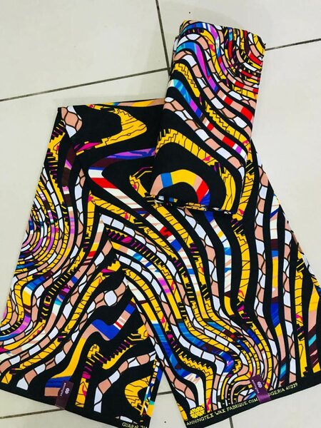 6 meters African wrappers