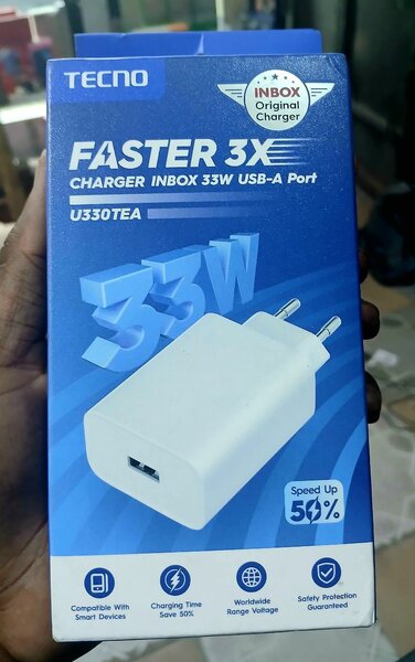 Chargeur 33W maison Tecno