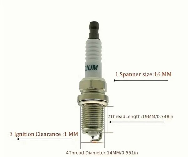 Bougies Allumage Iridium Haute Performance