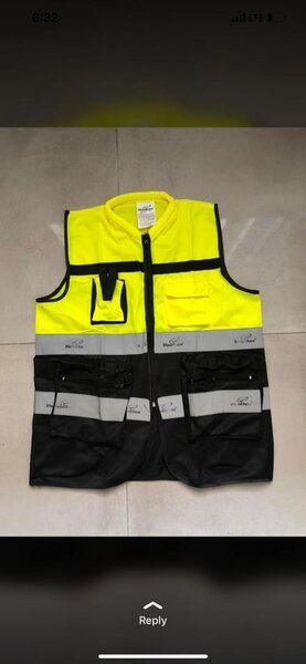 Reflective Double colored Vest (with four pockets)