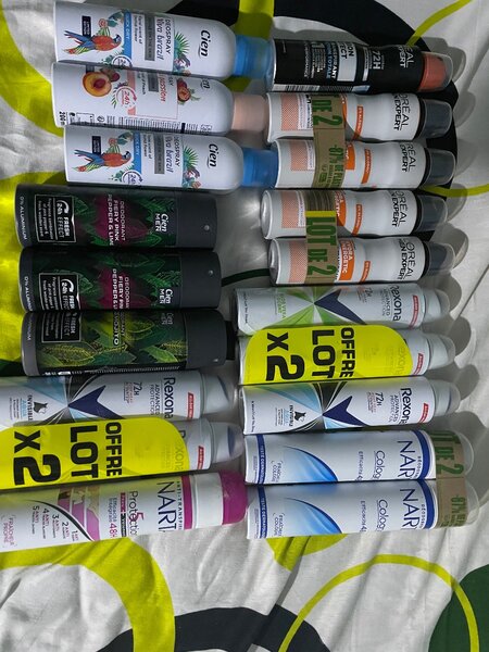 Lot de déodorants