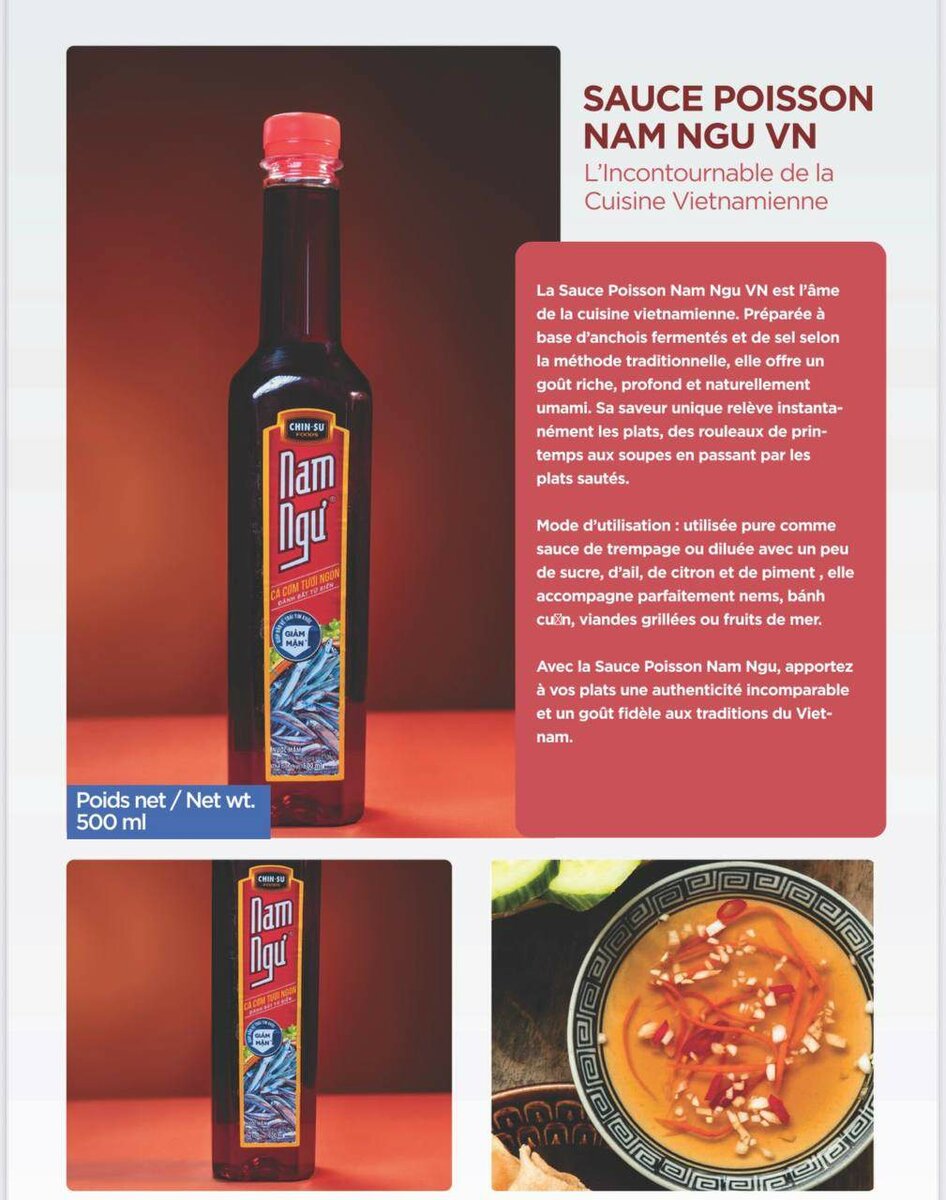 Sauce poisson Nam Ngu 500ml