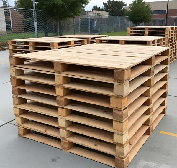 Palettes en bois robustes