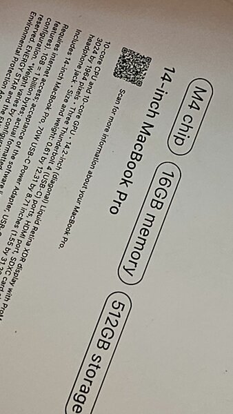 Macbook pro with m4 chip