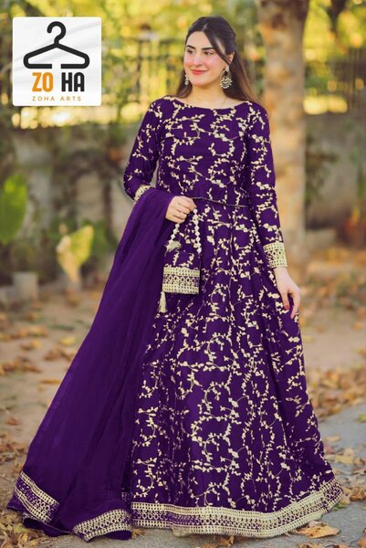 Fancy Embroidery Shamoz Langah 4 pcs