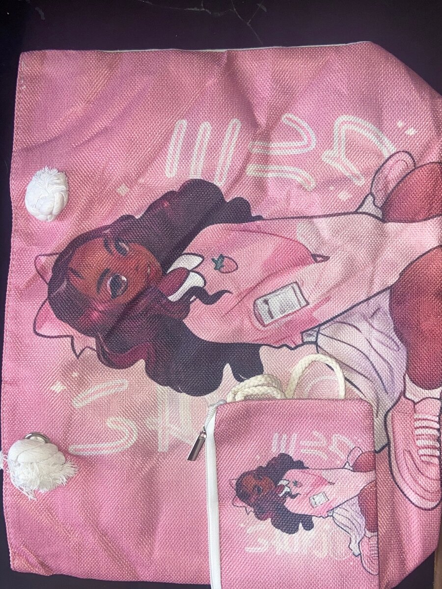 Sac en toile avec pochette