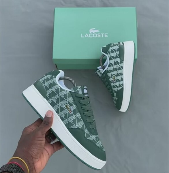 Baskets Lacoste Vertes Homme