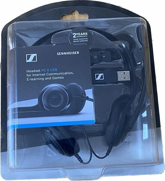 Casque PC 8 USB pour communication /jeux