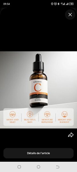 Sérum Vitamine C Visage