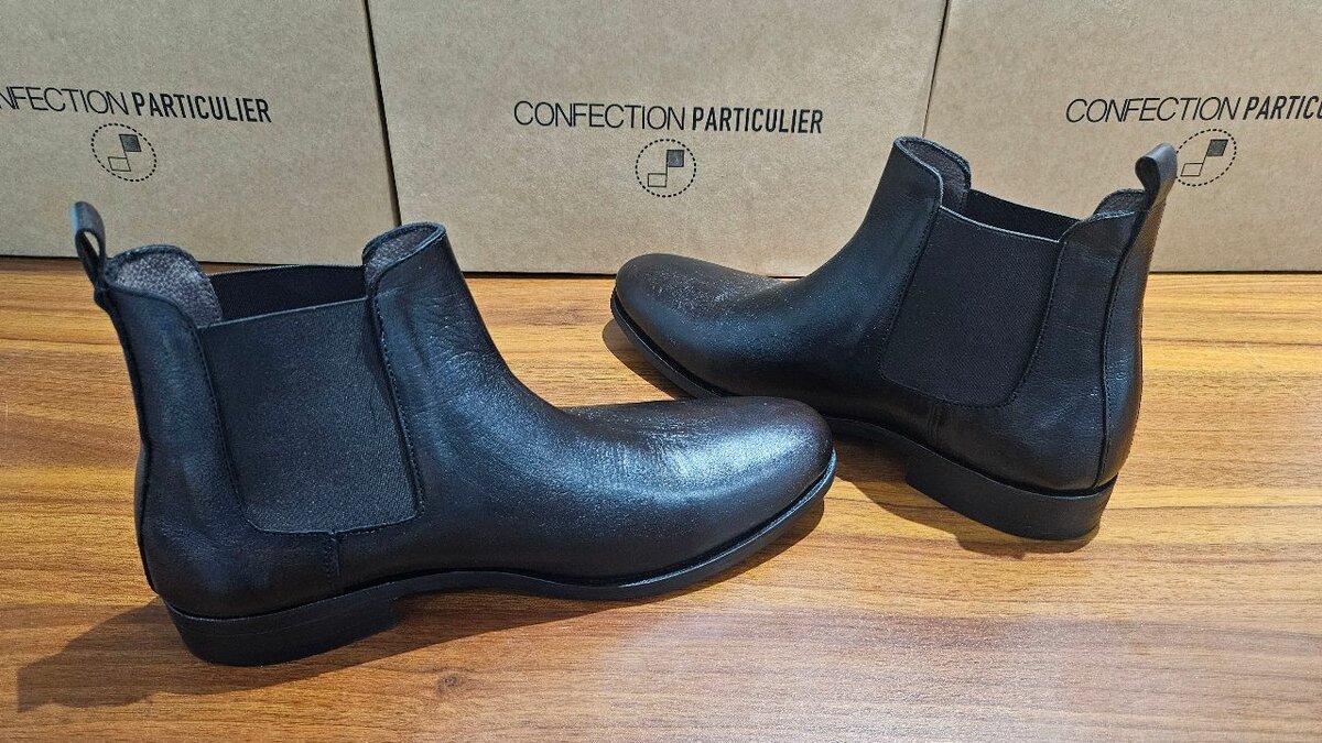 Bottines Chelsea cuir marron