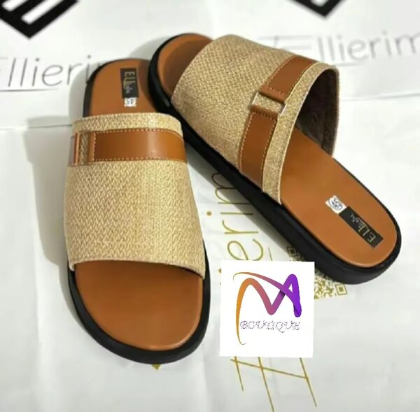 Sandales en paille homme