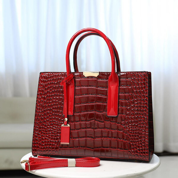 Sac en cuir de crocodile