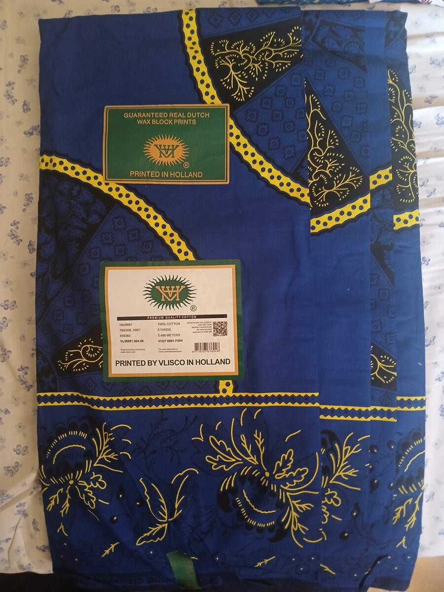 Tissu Wax Hollandais Vivid