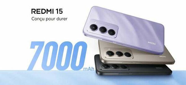 Redmi 15 6Go+128Go 7000mAh