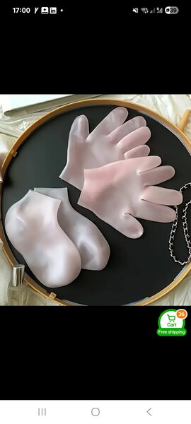 Gants et chaussettes hydratant