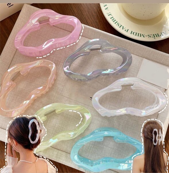 Lot de pinces à cheveux colorées