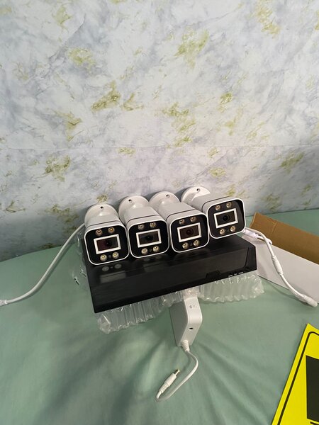 CCTV cameras 4 channel complete full colored kit