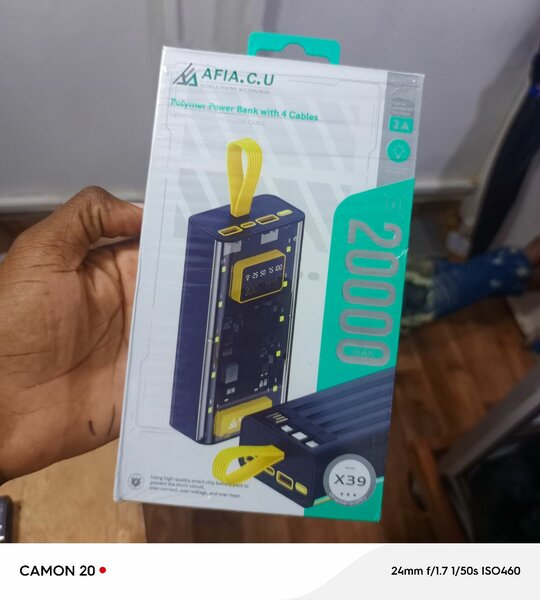 Batterie externe 20000mAh multifonction