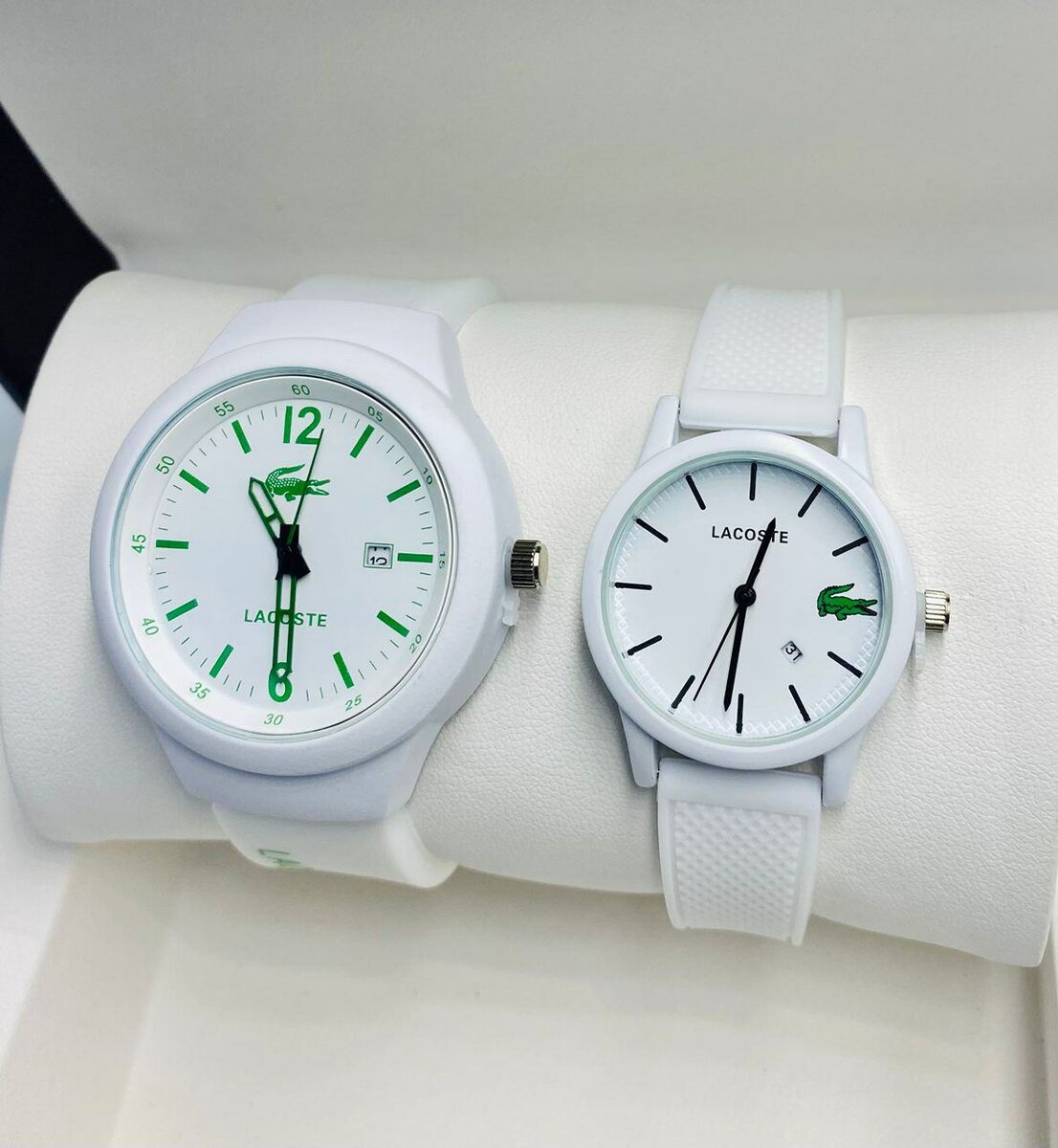 Montres Couple Lacoste Blancs