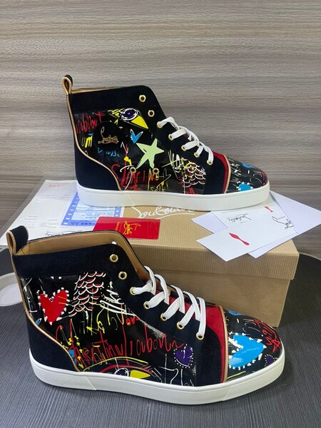 Baskets montantes artistiques