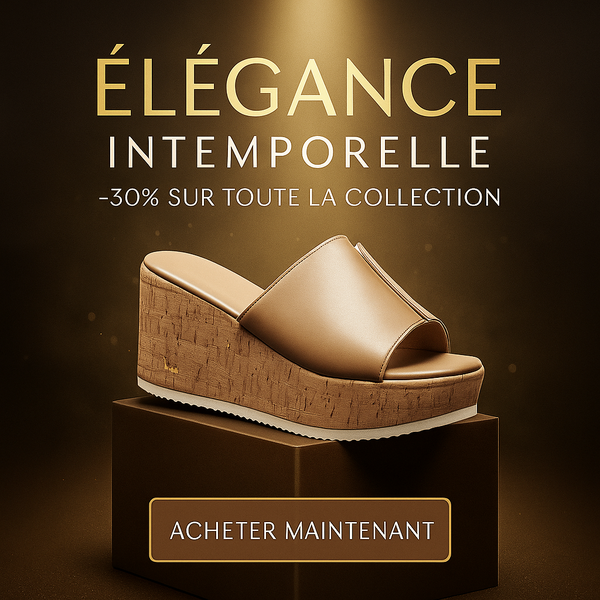 Sandales Compensées Élégan