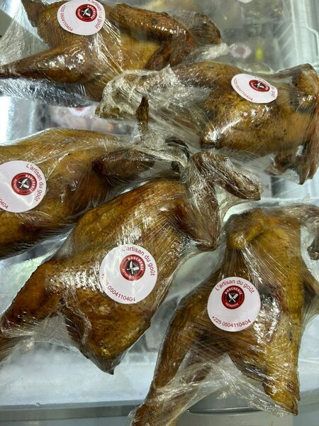 Poulet Pondeuse fumée