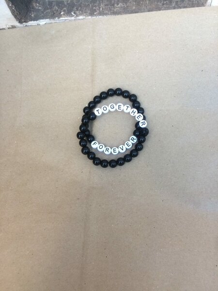 Stylish women's jewelry - bracelet with letter designation