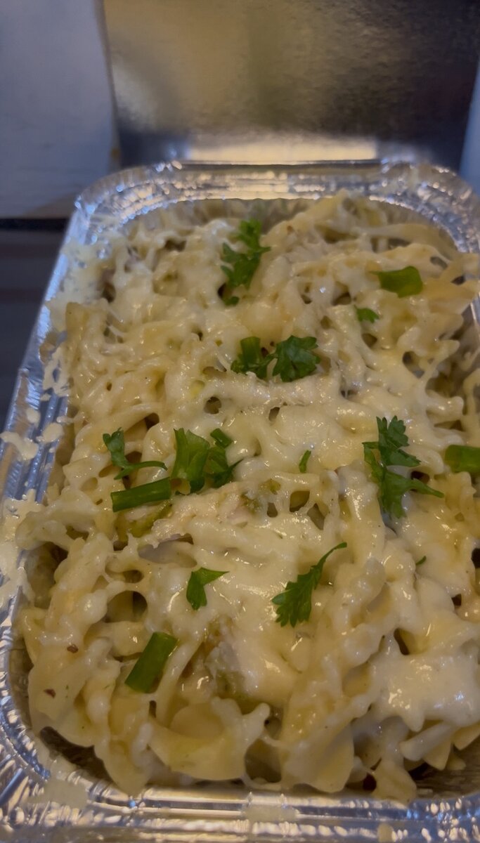 Gratin de pâte au poulet