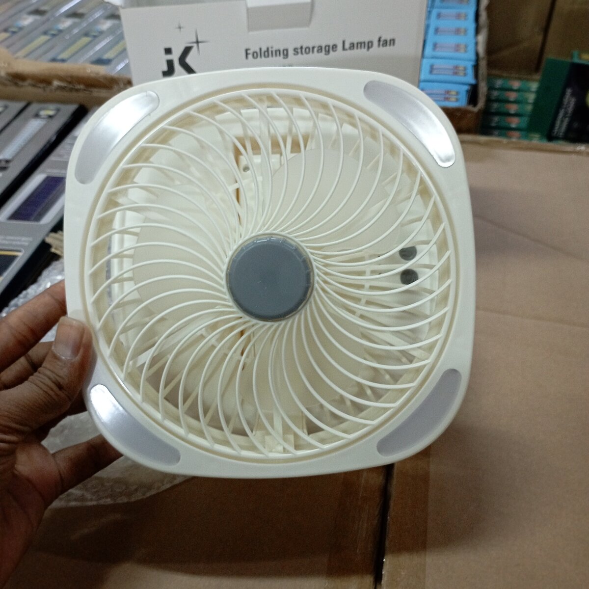 Small rechargeble table fan