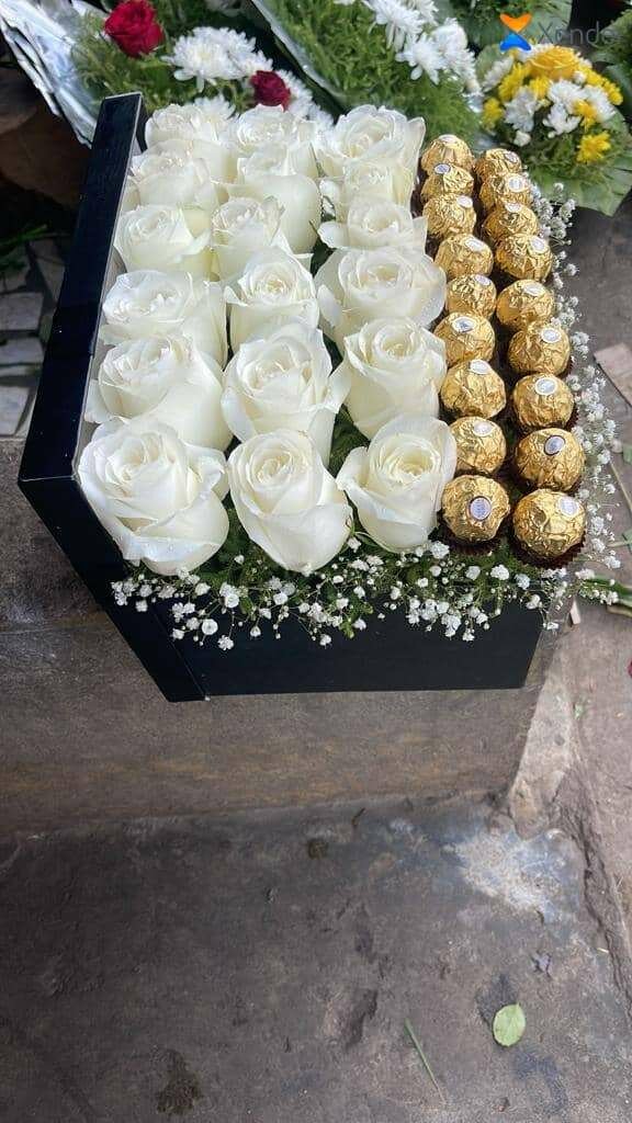 Coffret Cadeau Roses et Chocolats