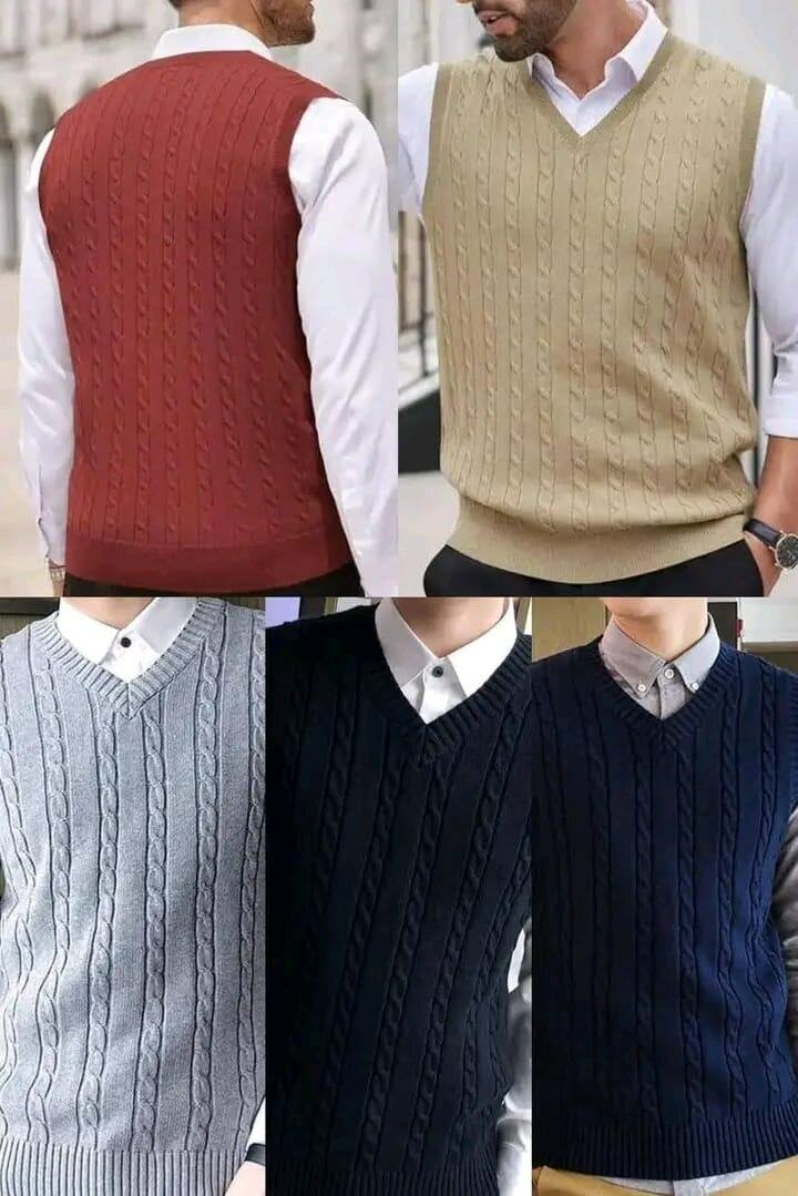 Gilet homme en maille chic