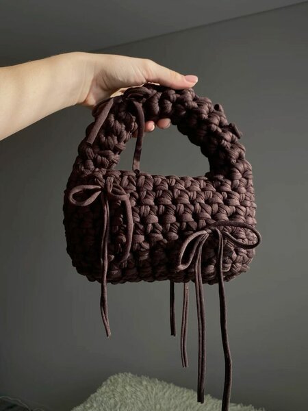 Sac à main en crochet chic