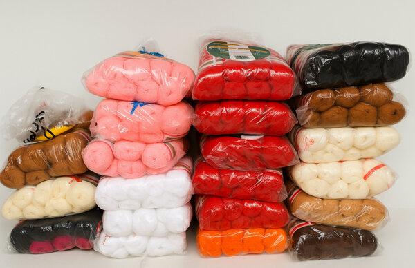 Fil à tricoter multicolore