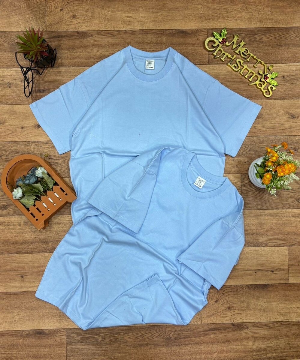 T-shirts unisex bleu clair