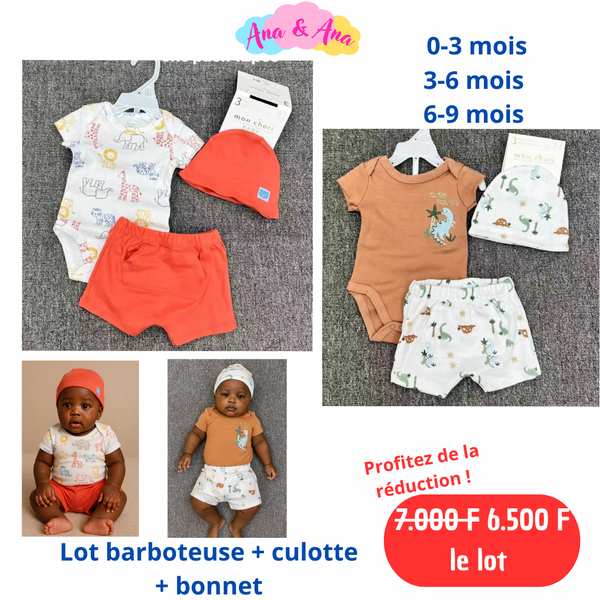 Ensemble Bébé Dino et Animaux