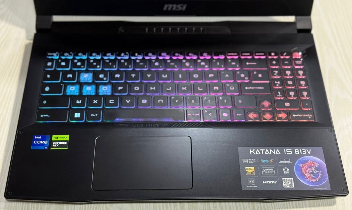 msi katana 15 core i7 13th gén