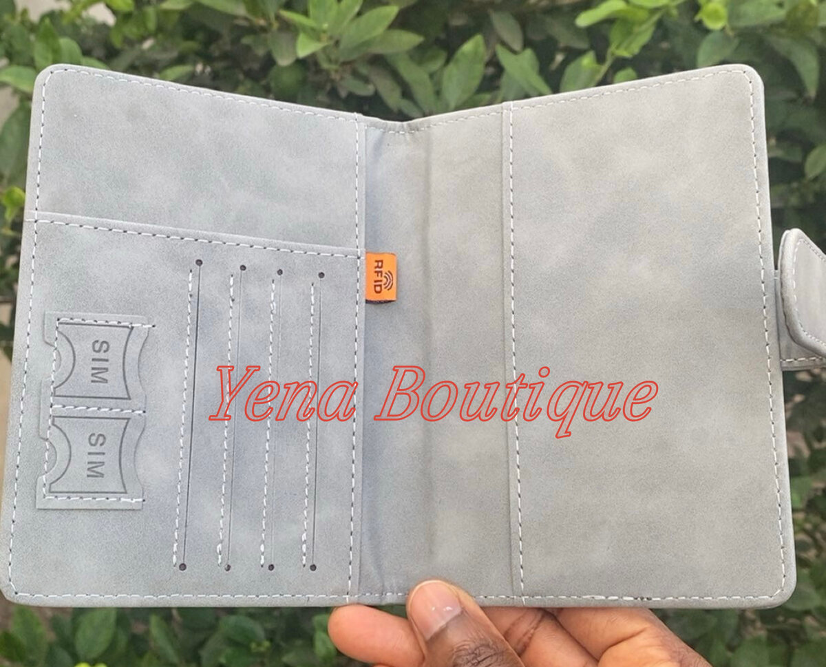 Porte-Passeport RFID Cuir