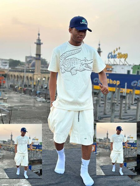 Ensemble culotte et tee-shirt homme