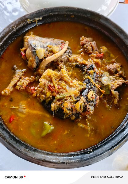 Soupe de poisson fraîche