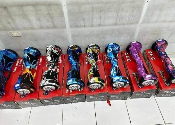 Hoverboard coloré avec LED