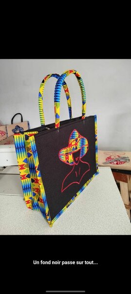 Sac cabas en toile de jute