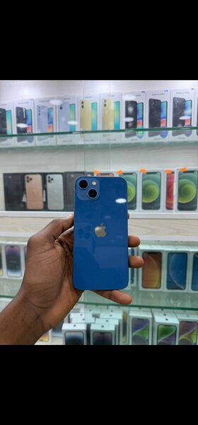 Smartphone bleu moderne